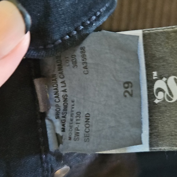 Black Second Yoga Skinny Jeans - Picture 3 of 4